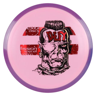 Axiom Disc Golf Fission Defy Special Edition Distance Driver 11/5/-1/3 Pink/Purple Blend 157 grams