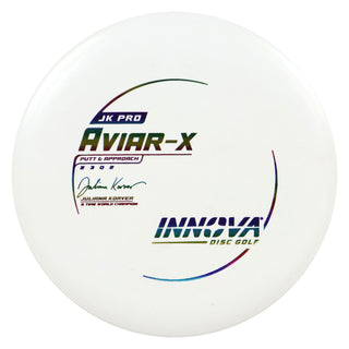 Innova Disc Golf Pro JK Aviar Putting Disc 2/3/0/2 White/Rainbow 175 grams