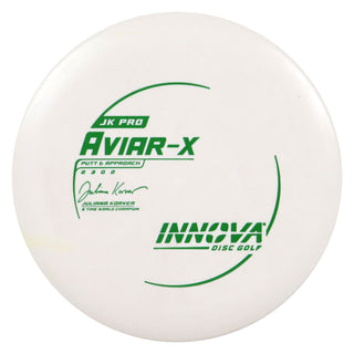 Innova Disc Golf Pro JK Aviar Putting Disc 2/3/0/2 White/Dark Green 172 grams