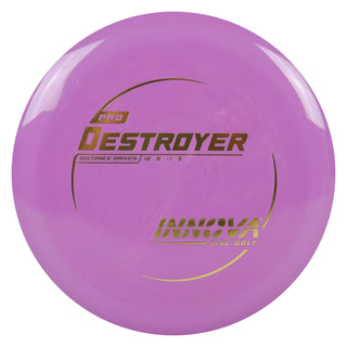 Innova Disc Golf Pro Destroyer Distance Driver 12/5/-1/3 Pink/Gold 173 grams
