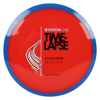 Axiom Disc Golf Neutron Time-Lapse Retooled Distance Driver 12/5/-1/2 Red/Dark Blue 172 grams