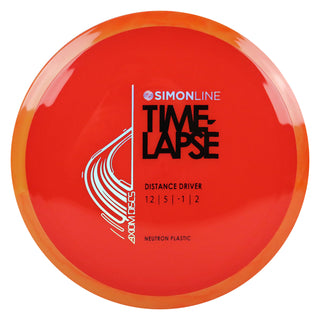 Axiom Disc Golf Neutron Time-Lapse Retooled Distance Driver 12/5/-1/2 Red/Orange Red 172 grams