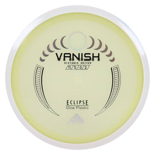 Axiom Disc Golf Eclipse Vanish Distance Driver 11/5/-3/2 Glow/White 166 grams