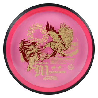 MVP Disc Golf Eagle McMahon’s Synergy Series Proton Resistor Fairway Driver 6.5/4/0/3.5 Pink/Gold Red 174 grams
