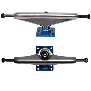 Moose Old School 33" Stained Black, Hollow Silver/Blue Trucks, 58mm Blue Wheels