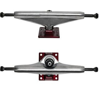 Moose Old School 33" White, Hollow Silver/Red Trucks, 58mm Red Wheels