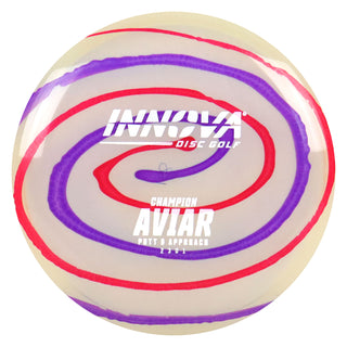Innova Disc Golf Champion I-Dye Aviar Putter 2/3/0/1 Red Purple Swirl/White 168g