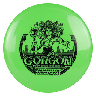 Innova Disc Golf Gstar Gorgon Distance Driver 10/6/-3/1 Green/Black 173 grams