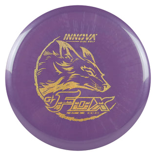 Innova Disc Golf Gstar Fox Midrange Disc 5/6/-3/1 Purple/Gold Shimmer 175 grams