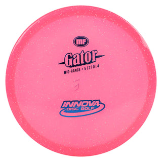 Innova Disc Golf Champion Metal Flake Gator Midrange Disc 5/2/0/4 Pink/Navy 171 grams