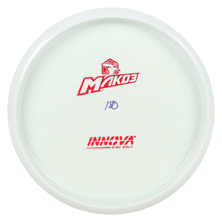 Innova Disc Golf Star Mako3 All White Bottom Stamp Midrange 5/5/0/0 Red 180 grams