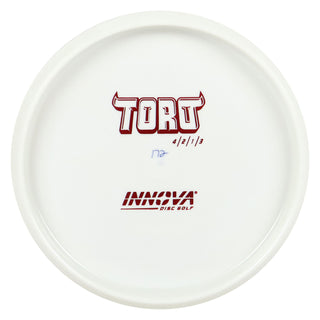 Innova Disc Golf Star Toro All White Bottom Stamp Midrange 4/2/1/3 Red 172 grams
