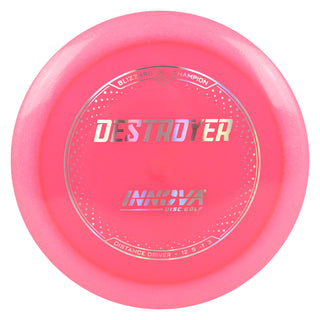 Innova Disc Golf Champion Blizzard Destroyer Driver 12/5/-1/3 Hot Pink/Holo 145 grams