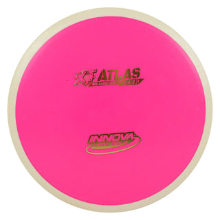 Innova Disc Golf Overmold XT Atlas Midrange Disc 5/4/0/1 Pink White/Gold 180 grams