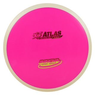 Innova Disc Golf Overmold XT Atlas Midrange Disc 5/4/0/1 Pink White/Red Metallic 173 grams
