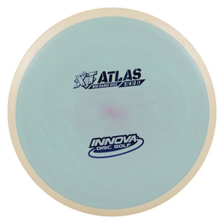 Innova Disc Golf Overmold XT Atlas Midrange Disc 5/4/0/1 Light Blue White/Navy 180 grams