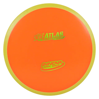 Innova Disc Golf Overmold XT Atlas Midrange Disc 5/4/0/1 Orange Yellow/Green Holo 177 grams