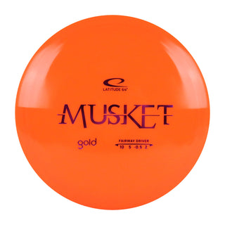 Latitude 64 Disc Golf Gold Musket Fairway Driver 10/5/-0.5/2 Orange/Purple 174 grams