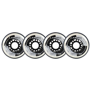 Labeda Shooter Roller Hockey Wheels - 76mm Black - 4-Pack