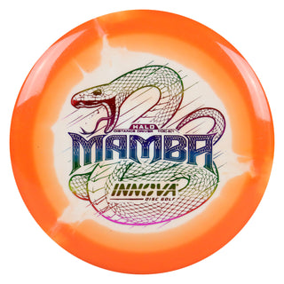 Innova Disc Golf Halo Star Mamba Distance Driver 11/6/-5/1 Orange White/Rainbow 149 grams