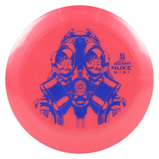 Discraft Disc Golf Big Z Nuke Mini 6" Thrower or Marker Salmon/Blue