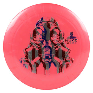 Discraft Disc Golf Big Z Nuke Mini 6" Thrower or Marker Salmon/USA