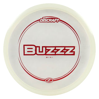 Discraft Disc Golf Z Line Buzzz Mini 6" Thrower or Marker Clear/Red