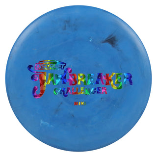 Discraft Disc Golf Jawbreaker Challenger Mini 6" Thrower or Marker Dark Blue/Rainbow Shatter