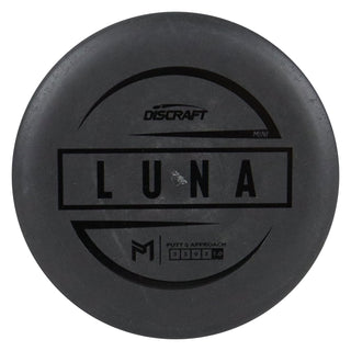 Discraft Disc Golf McBeth Luna Mini 6" Thrower or Marker Dark Grey/Black