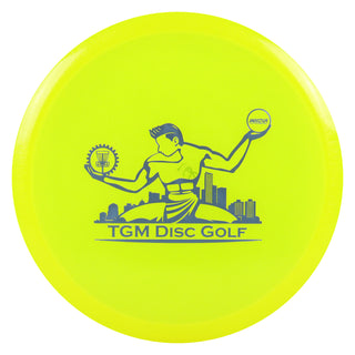 Innova Disc Golf Champion Mako3 with Spirit of Detroit Stamp Midrange Disc Yellow/Lavender 166 grams