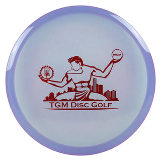 Innova Disc Golf Champion Mako3 with Spirit of Detroit Stamp Midrange Disc Purple/Red 176 grams