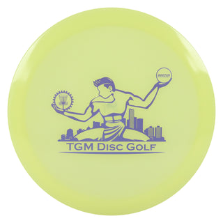 Innova Disc Golf Proto Glow Champion Firebird with Spirit of Detroit Stamp Driver Lavender 169 grams