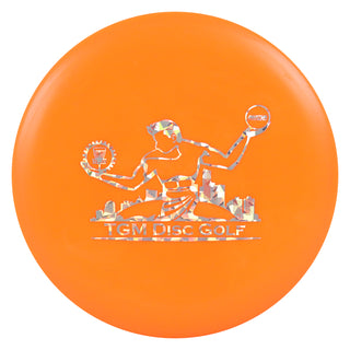 Innova Disc Golf Pro JK Aviar with Spirit of Detroit Stamp Putt and Approach Orange/Holo Shatter 165 grams