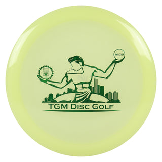 Innova Disc Golf Proto Glow Champion Mamba with Spirit of Detroit Stamp Driver Green 163 grams
