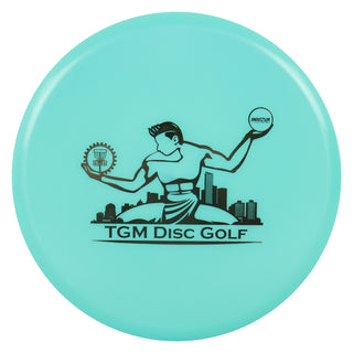 Innova Disc Golf Color Glow Aviar3 with Spirit of Detroit Stamp Putter Blue/Silver 170 grams