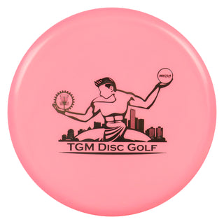 Innova Disc Golf Color Glow Aviar3 with Spirit of Detroit Stamp Putter Pink/Silver 173 grams