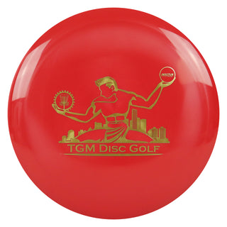 Innova Disc Golf Star Valkyrie with Spirit of Detroit Stamp Fairway Driver Red/Gold 170 grams