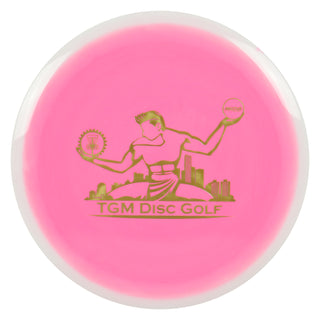 Innova Disc Golf Halo Star Fox with Spirit of Detroit Stamp Midrange Disc White Pink/Gold 180 grams
