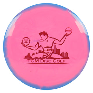 Innova Disc Golf Halo Star Wraith with Spirit of Detroit Stamp Distance Driver Blue Pink/Red 171 grams