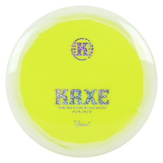 Kastaplast Disc Golf K1 Grind Kaxe Midrange 6/6/0/2 Yellow/Holo Stars 173 grams