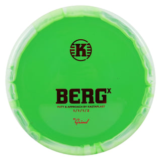Kastaplast Disc Golf K1 Grind Berg X Putt and Approach 1/1/1/2 Green/Red 175 grams