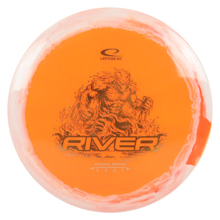 Latitude 64 Disc Golf Opto Orbit River Fairway Driver 7/7/-1/1 Orange/Gold 174 grams