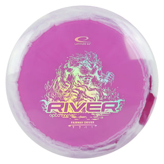 Latitude 64 Disc Golf Opto Orbit River Fairway Driver 7/7/-1/1 Purple/Holo 173 grams