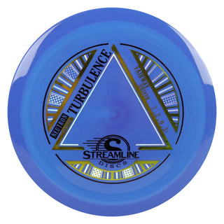 Streamline Disc Golf Neutron Turbulence Fairway Driver 7/2/0/3.5 Indigo/Gold 173 grams