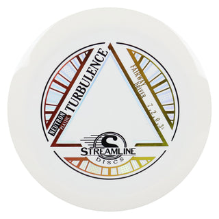 Streamline Disc Golf Neutron Turbulence Fairway Driver 7/2/0/3.5 White/Red Gold 174 grams