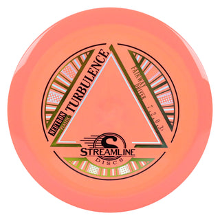 Streamline Disc Golf Neutron Turbulence Fairway Driver 7/2/0/3.5 Peach Mango/Gold Olive 175 grams