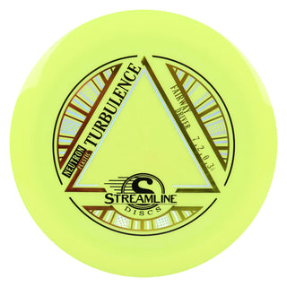 Streamline Disc Golf Neutron Turbulence Fairway Driver 7/2/0/3.5 Yellow/Orange Gold 173 grams
