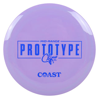 Climo Disc Golf Prototype Signature Line Coast Midrange 6/6/-1/1 Purple/Navy 165g