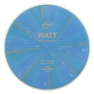 MVP Discs Sports Project Lab Coat Cosmic Electron Watt Putt and Approach 2/5/-0.5/0.5 Blue Mango 169 grams
