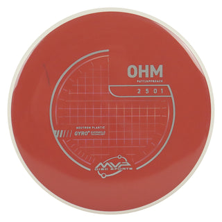 MVP Discs Sports Project Lab Coat Neutron Ohm Putt and Approach 2/5/0/1 Clay 169 grams